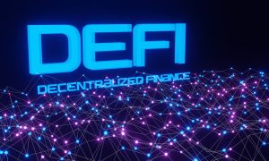 defi-decentralized-finance-dark-blue-pink-abstract-polygonal-background-applications-services-based-public-blockchains-3d-rendering